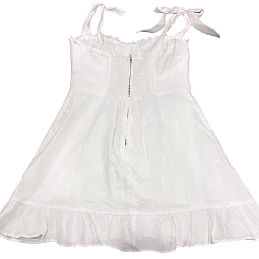 💖HOST PICK💖NWT- Reformation Desiree White Linen Dress- GORGEOUS Size:4 - Picture 8 of 13